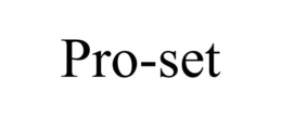 PRO-SET trademark