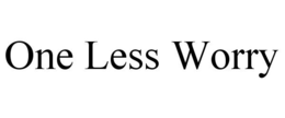 ONE LESS WORRY trademark