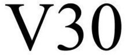 V30 trademark