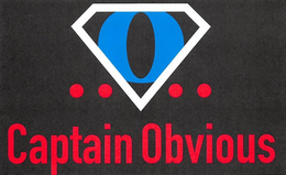 O CAPTAIN OBVIOUS trademark