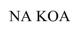 NA KOA trademark