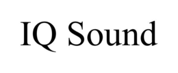 IQ SOUND trademark