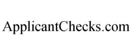 APPLICANTCHECKS.COM trademark