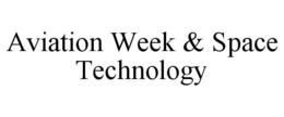 AVIATION WEEK & SPACE TECHNOLOGY trademark
