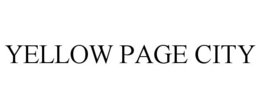 YELLOW PAGE CITY trademark