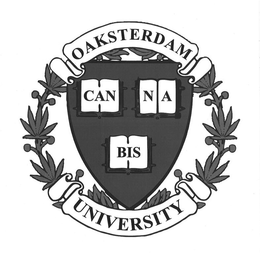 OAKSTERDAM CAN NA BIS UNIVERSITY CANNABIS trademark