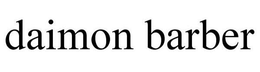 DAIMON BARBER trademark
