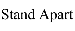 STAND APART trademark