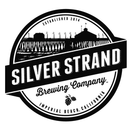 SILVER STRAND BREWING COMPANY ESTABLISHED 2014 IMPERIAL BEACH, CALIFORNIA trademark