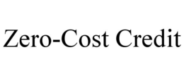 ZERO-COST CREDIT trademark