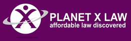 PLANET X LAW AFFORDABLE LAW DISCOVERED trademark
