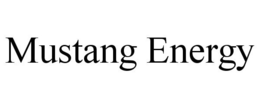 MUSTANG ENERGY trademark