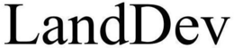 LANDDEV trademark