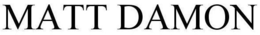 MATT DAMON trademark