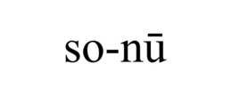 SO-NU trademark