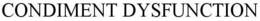 CONDIMENT DYSFUNCTION trademark