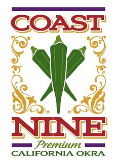 COAST NINE PREMIUM CALIFORNIA OKRA trademark