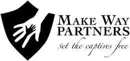 MAKE WAY PARTNERS SET THE CAPTIVES FREE trademark