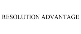 RESOLUTION ADVANTAGE trademark