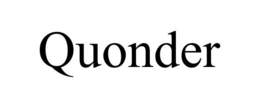 QUONDER trademark
