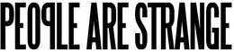 PEOPLE ARE STRANGE trademark