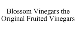BLOSSOM VINEGARS THE ORIGINAL FRUITED VINEGARS trademark