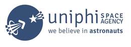 UNIPHI SPACE AGENCY WE BELIEVE IN ASTRONAUTS trademark