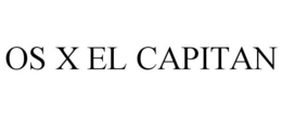 OS X EL CAPITAN trademark