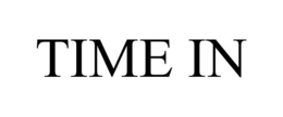 TIME IN trademark