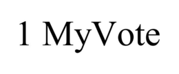 1 MYVOTE trademark