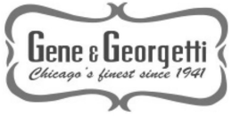 GENE & GEORGETTI CHICAGO'S FINEST SINCE 1941 trademark