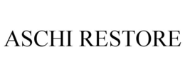 ASCHI RESTORE trademark