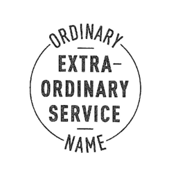 ORDINARY NAME EXTRA ORDINARY SERVICE trademark