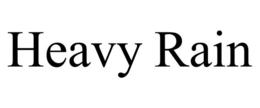 HEAVY RAIN trademark