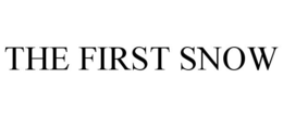 THE FIRST SNOW trademark