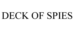 DECK OF SPIES trademark
