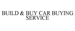 BUILD & BUY CAR BUYING SERVICE trademark