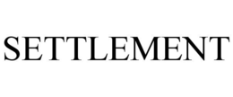 SETTLEMENT trademark