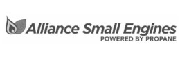 ALLIANCE SMALL ENGINES POWERED BY PROPANE trademark