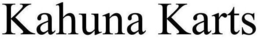 KAHUNA KARTS trademark