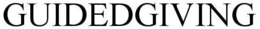 GUIDEDGIVING trademark