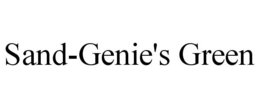 SAND-GENIE'S GREEN trademark