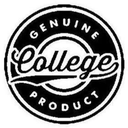 GENUINE COLLEGE PRODUCT trademark