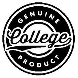 GENUINE COLLEGE PRODUCT trademark