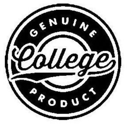GENUINE COLLEGE PRODUCT trademark