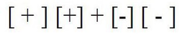 [ + ] [+] + [-] [ - ] trademark