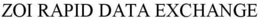 ZOI RAPID DATA EXCHANGE trademark