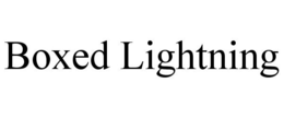 BOXED LIGHTNING trademark