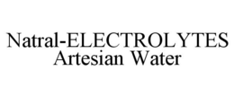 NATRAL-ELECTROLYTES ARTESIAN WATER trademark