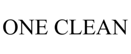 ONE CLEAN trademark